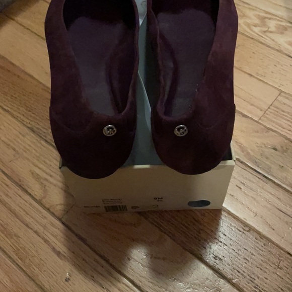 MICHAEL Michael Kors in box sz9 Remi Ballet Suede Fur DAMSON 40F7REFP1S like new - Picture 8 of 12